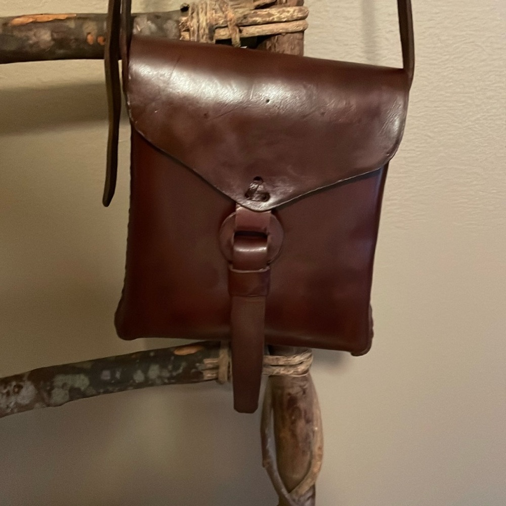 Leather crossbody